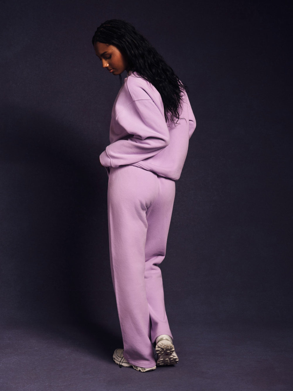SET ACTIVE Website Store | MIDWEIGHT SWEATS STAPLE STRAIGHT LEG SWEATPANTS - BUTTERCREAM