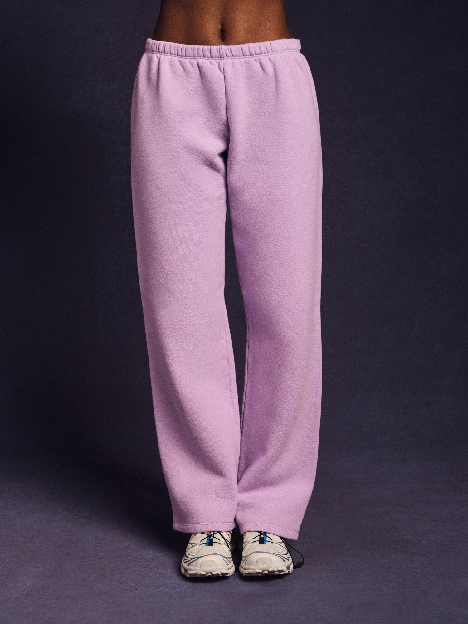 SET ACTIVE Website Store | MIDWEIGHT SWEATS STAPLE STRAIGHT LEG SWEATPANTS - BUTTERCREAM