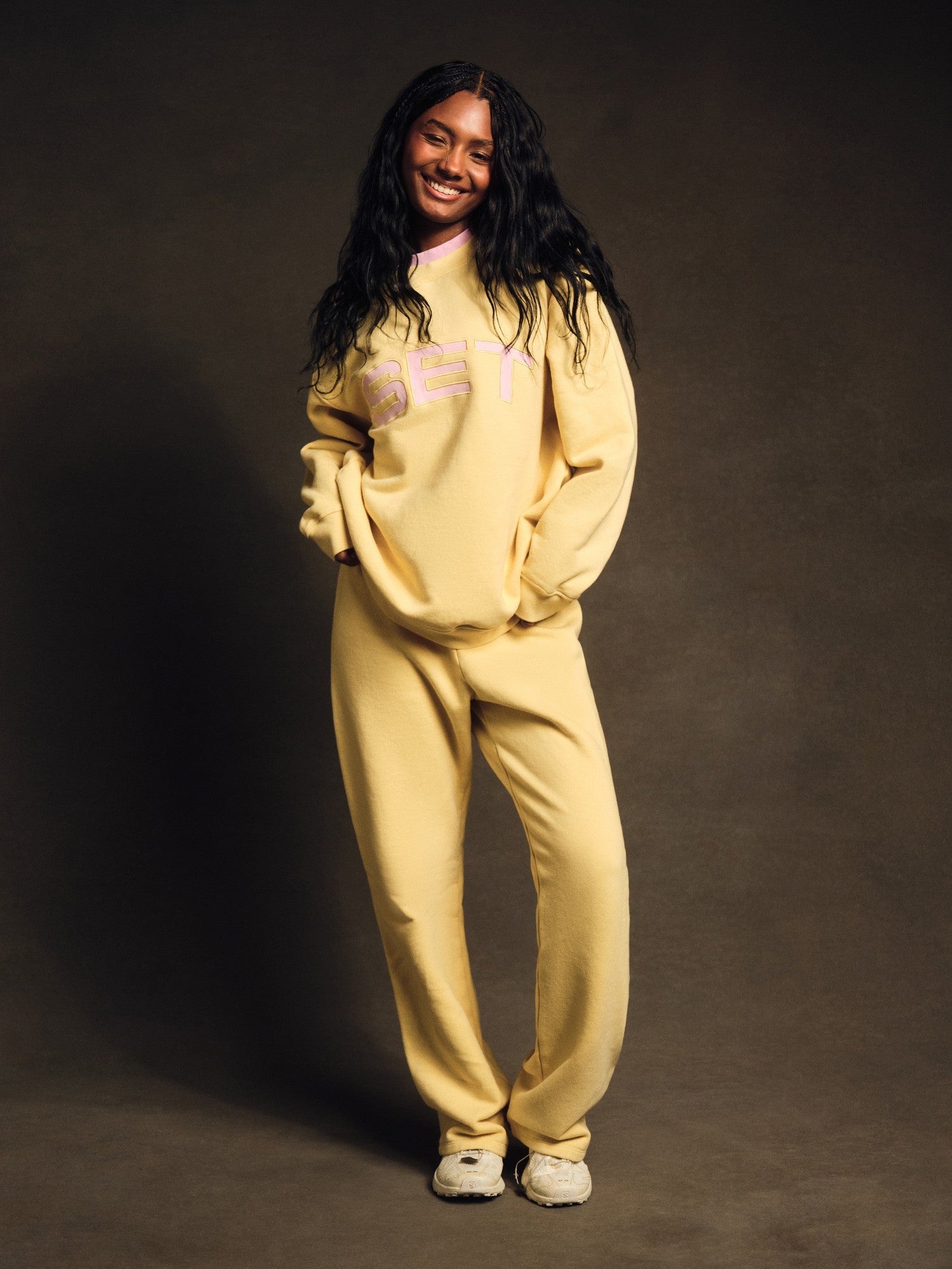 SET ACTIVE Outlet | MIDWEIGHT SWEATS STAPLE STRAIGHT LEG SWEATPANTS - TAFFY