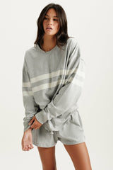 SET ACTIVE US | HEAVY COTTON EASY STRIPE LONG SLEEVE - WORN