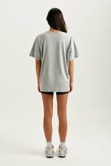 SET ACTIVE Online | CLASSIC COTTON DAILY BOYFRIEND TEE - FOG HEATHER GREY