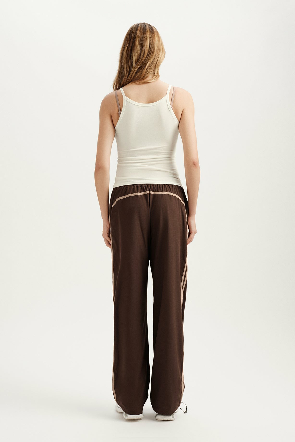 SET ACTIVE Discount | STRETCH COTTON LAYER COLLAR TANK - DUST