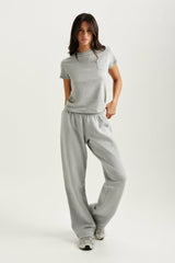 SET ACTIVE For Sale | MIDWEIGHT SWEATS STAPLE STRAIGHT LEG SWEATPANTS - FOG HEATHER GREY