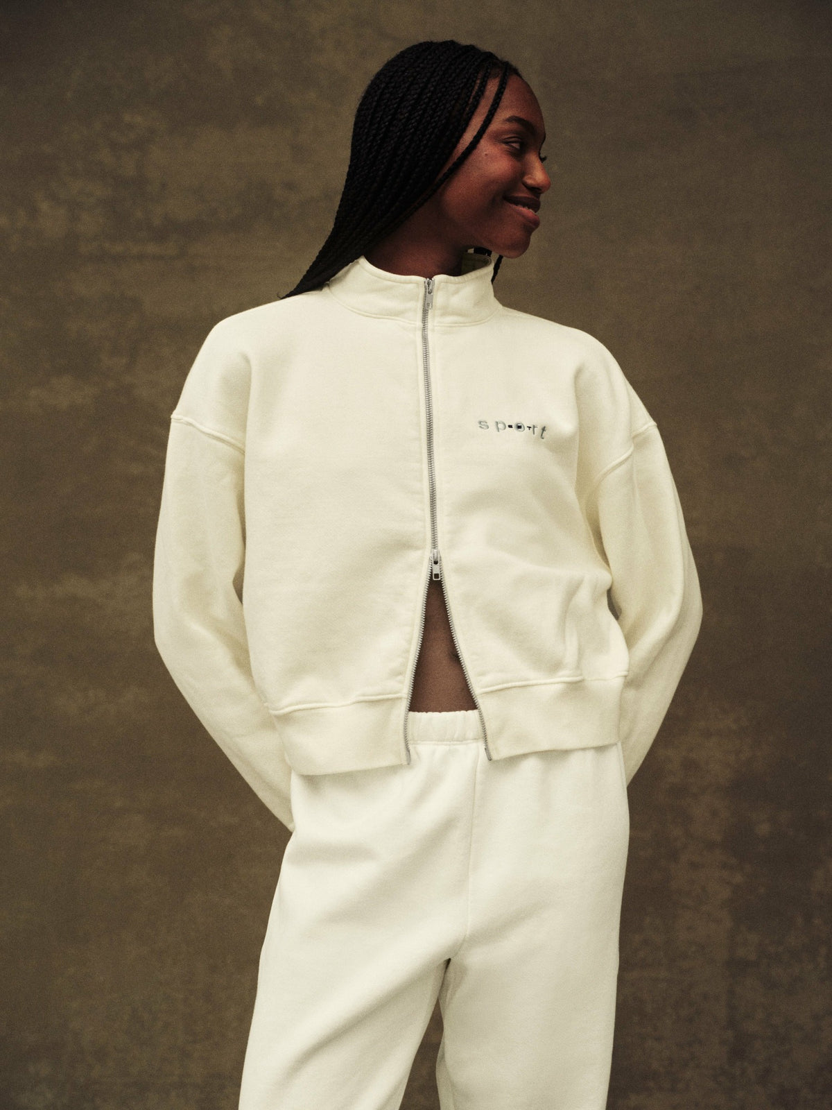 SET ACTIVE Discount | MIDWEIGHT SWEATS STAPLE SET FUNNEL ZIP - HAVEN