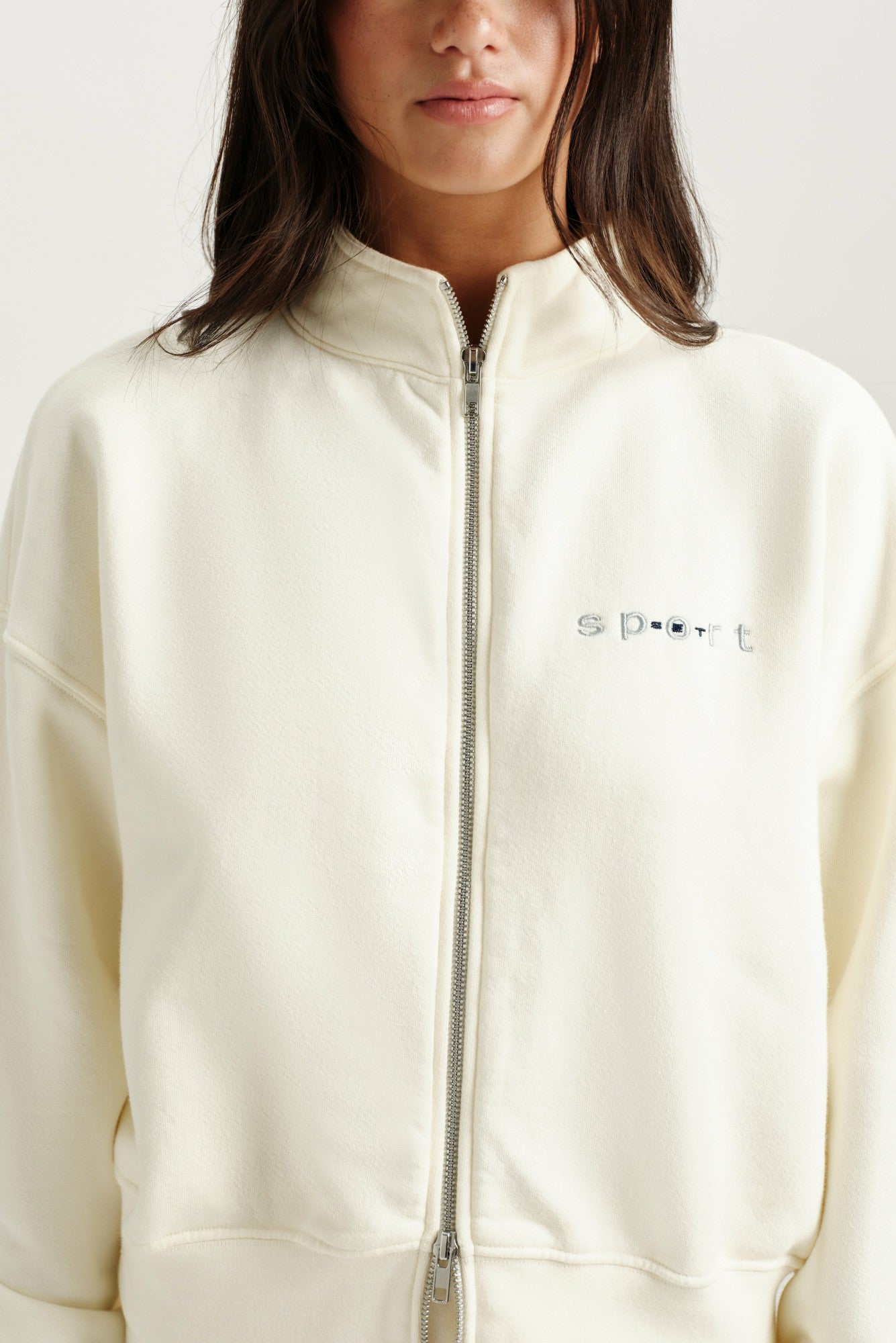 SET ACTIVE Discount | MIDWEIGHT SWEATS STAPLE SET FUNNEL ZIP - HAVEN