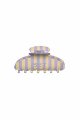 SET ACTIVE Discount | SET STRIPE CLAW CLIP - BUTTERCREAM