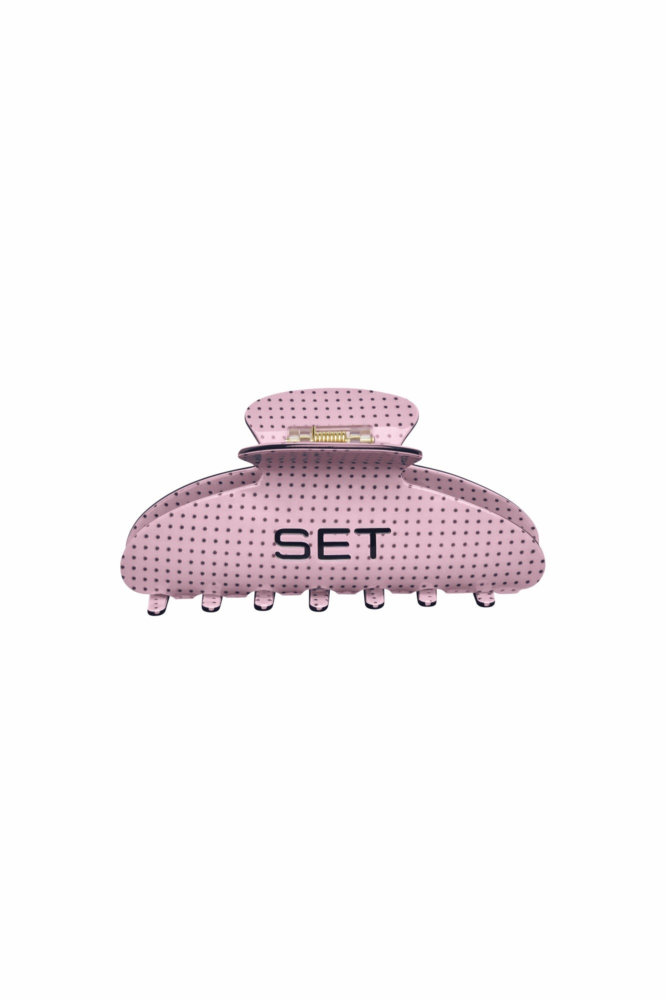 SET ACTIVE Website Store | SET POLKA DOT CLAW CLIP - PINK CONFETTI