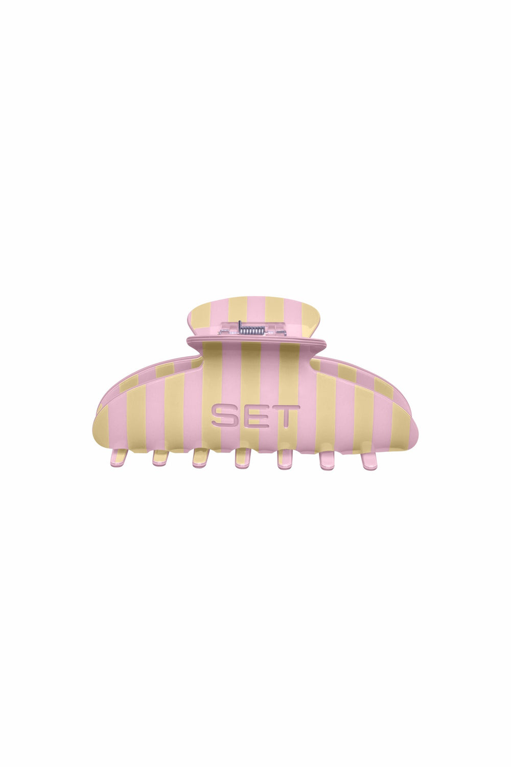 SET ACTIVE US | SET STRIPE CLAW CLIP - TAFFY