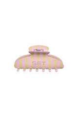 SET ACTIVE US | SET STRIPE CLAW CLIP - TAFFY