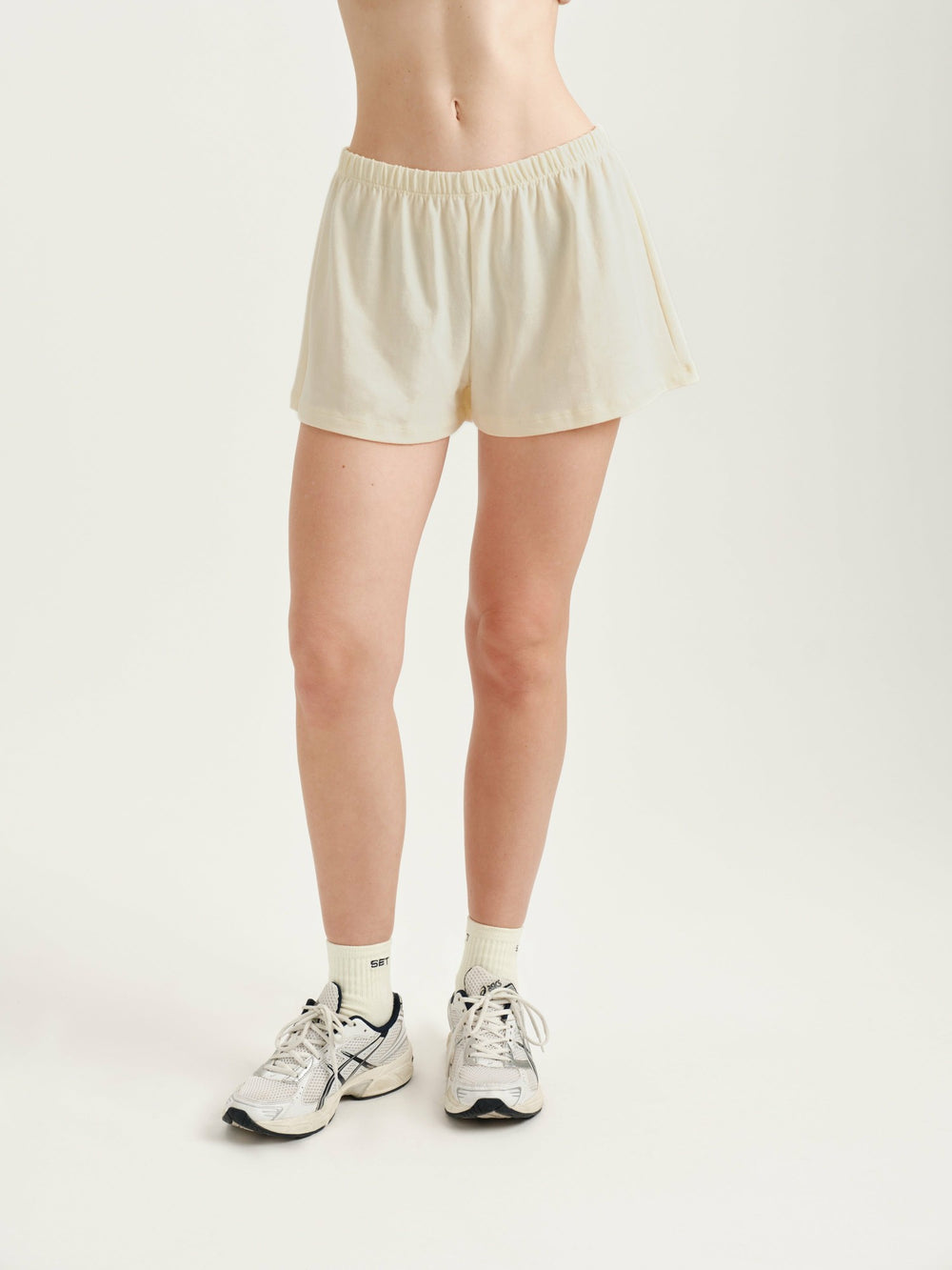 SET ACTIVE Outlets | HEAVY COTTON EASY SHORTS - HAVEN