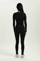 SET ACTIVE Outlets | BREATHE 1.0 LONG SLEEVE - ONYX